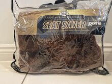 Roma 100% Merino Sheepskin Saddle Seat Saver Roma