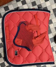 Equestrian Stockholm Set Rot Grenadine Schabracke Haube COB WB Dr Equestrian Stockholm  Grenadine (?)