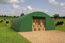 Rundbogenhalle 9,15 x 12 m 304015R – eine praktische und vielseitige Lösung für Landwirtschaft,