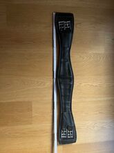 Sattelgurt schwarz von Henning, Büffelleder, handgefertigt, 75 cm Henning Kurzgurt