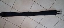 Sattelgurt mit Elastikeinsatz in schwarz Länge 140 cm Showmaster 