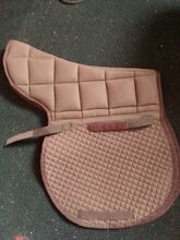 Brown saddle pad