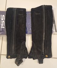 Shires Moretta Suede Half Chaps - Black Shires