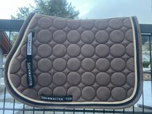 SHOWMASTER VS Schabracke, WB, braun mit schwarz-goldener Bordüre SHOWMASTER