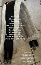 Showmaster Sattelgurt teddyfleece 110cm Krämer  Showmaster Sattelgurt Teddy Fleece 