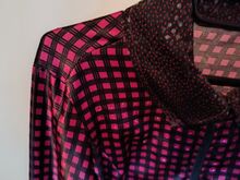 Showshirt/ Railshirt 38 pink schwarz Glitzer Western Turnier