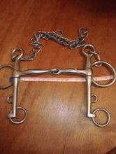 Springkandare mit beweglichen Shanks und einfach gebrochen