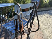 Snaffle mit Slobber Bars und Rope