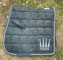 SPOOKS Dressage Pad Crown, dark forest/ Silver SPOOKS Crown Dressage Pad 