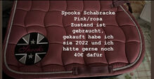 Spooks Schabracke Big Square Rosa Spooks  Schabracke big Square 