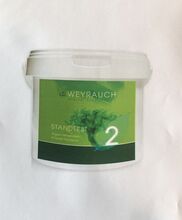 Standfest Nr. 2 unterstützt die Hufe Dr. Weyrauch Pulver lose im Plasticksack