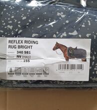 STEEDS Ausreitdecke Reflex Riding Rug Bright   blau - silber STEEDS