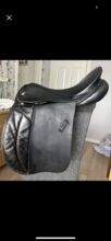 Black silhouette saddle. 0700 Equestrian