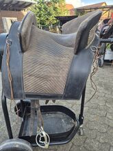 Verkaufe hier meinen alten spanischen dressursattel Glaube vaquero