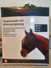 Fliegenmaske, von "Covalliero", schwarz, Größe COB, NEU Covalliero 