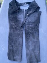 Western Chaps schwarz Wildleder Gr L