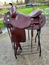 Western Equiflex Continental Saddle 16/66 Brown Continental Saddle Company Equiflex