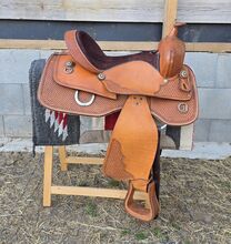 Western Sattel Reining Westernsattel Western Imports Basket Reiner Pad Gurt Vorderzeug Western Imports  Basket Reiner 