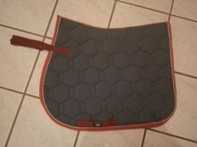 Schabracke HKM VS grau/himbeere HKM