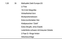 Zaldi VS Sattel, 1,5 Jahre Zaldi Europa 2G