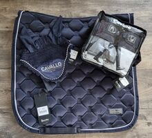 Cavallo Set Schabracke Cavalhanaya DR,Bandagen,Fliegenhaube Cavallo