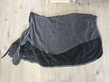 Abschwitzdecke 145 cm grau-schwarz