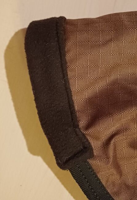 120€% 600D Highneck Regendecke m. Fleece Riders King braun beige 165cm, Riders King 600D Highneck Regendecke personalisierbar mit Fleece, Reitartikelbörse (Reitartikelbörse - Onlineshop für Wanderreiter), Derki dla konia, Grevenbroich, Image 11