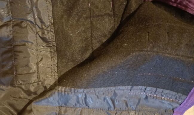 120€% 600D Highneck Regendecke m. Fleece Riders King lavendel lila 165cm, Riders King 600D Highneck Regendecke personalisierbar mit Fleece, Reitartikelbörse (Reitartikelbörse - Onlineshop für Wanderreiter), Horse Blankets, Sheets & Coolers, Grevenbroich, Image 7