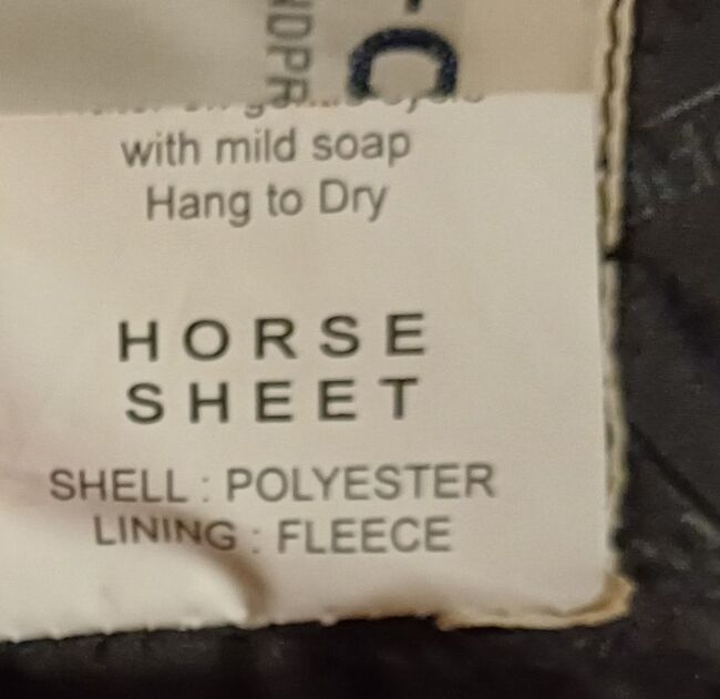 120€% 600D Highneck Regendecke m. Fleece Riders King braun beige 165cm, Riders King 600D Highneck Regendecke personalisierbar mit Fleece, Reitartikelbörse (Reitartikelbörse - Onlineshop für Wanderreiter), Horse Blankets, Sheets & Coolers, Grevenbroich, Image 6