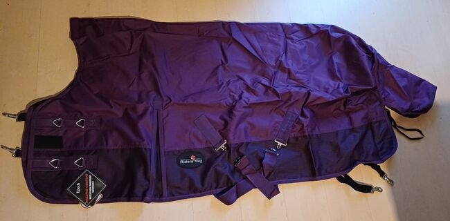 120€% NEU 600D lavendel lila Highneck Regendecke Fleece 115 165, Riders King Regendecke mit Fleece, Reitartikelbörse (Reitartikelbörse - Onlineshop für Wanderreiter), Horse Blankets, Sheets & Coolers, Grevenbroich