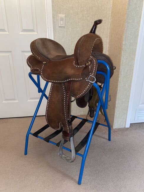 14,5 Flex Tree saddle, Deb Sipley, april pearson, All Purpose Saddle, Holly Springs