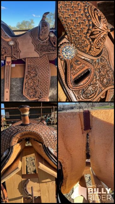 14" Barrel/Show Saddle, Tacktical Equine Ranch Dressn The Vegas, Mackenzie , Siodło westernowe , Wickenburg, Image 14