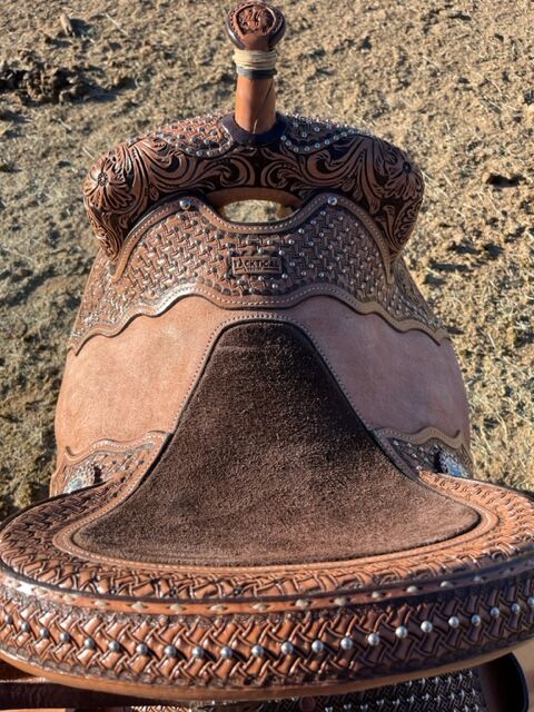 14" Barrel/Show Saddle, Tacktical Equine Ranch Dressn The Vegas, Mackenzie , Siodło westernowe , Wickenburg, Image 11