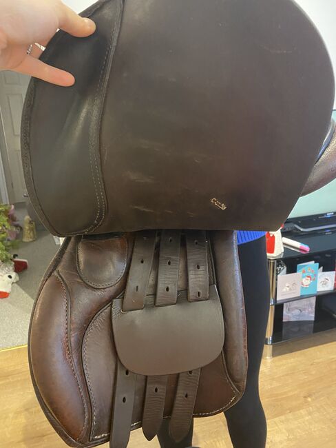 15.5” brown full leather pony saddle, Stephen Hadley, Sarah Hogan-Sutor, All Purpose Saddle, Birmingham, Image 2