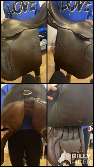 15.5” brown full leather pony saddle, Stephen Hadley, Sarah Hogan-Sutor, All Purpose Saddle, Birmingham, Image 9