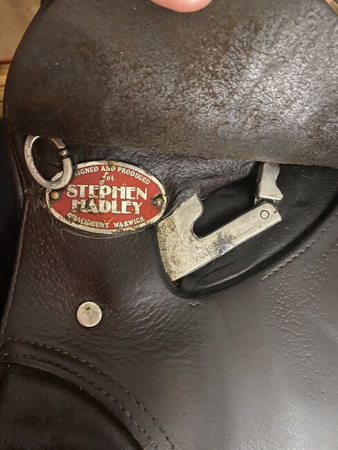 15.5” brown full leather pony saddle, Stephen Hadley, Sarah Hogan-Sutor, All Purpose Saddle, Birmingham, Image 6
