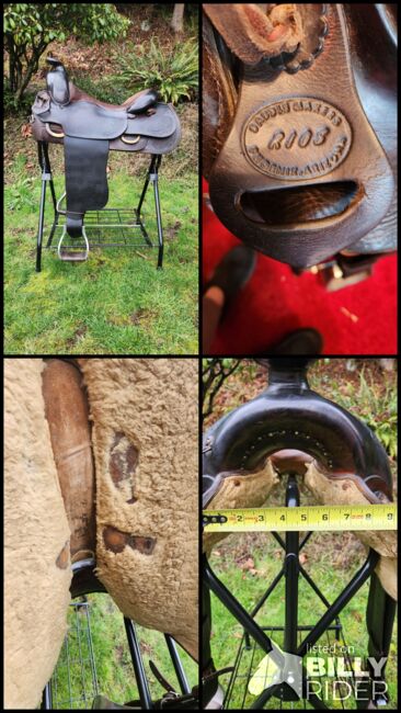 15.5" Rios saddlery western saddle, Rios, Kim, Siodło westernowe , Anacortes, Image 9