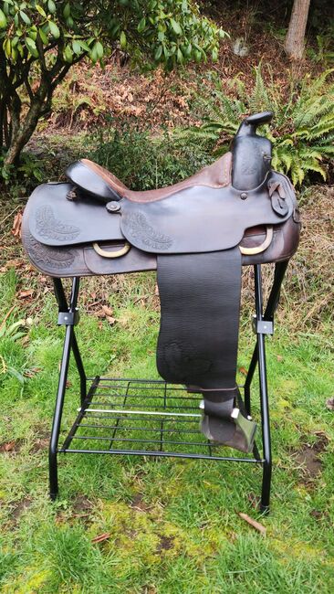 15.5" Rios saddlery western saddle, Rios, Kim, Siodło westernowe , Anacortes, Image 2