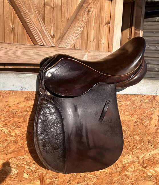 15” Barnsby brown pony saddle, Barnsby, Nikki sawyer, All Purpose Saddle, Ipswich, Image 3