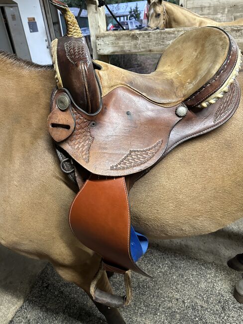 15” Barrel Racing saddle, No name, Ashley, Western Saddle, Fort pierce, Image 3