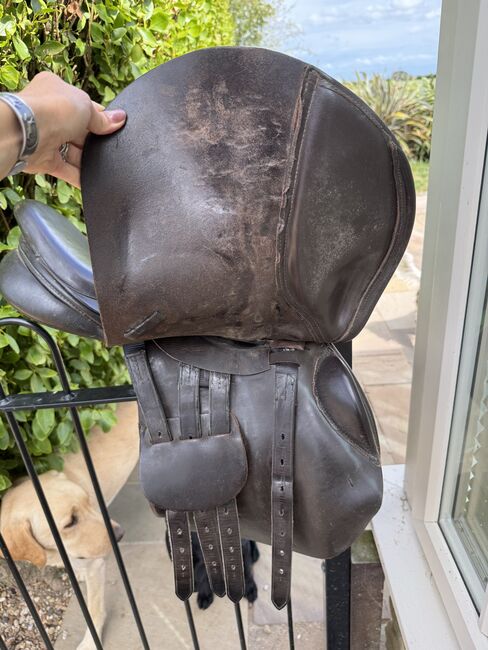 15” brown saddle made by master saddler, GP, Hayley Lousada, Other Saddle, Buckinghamshire , Image 2