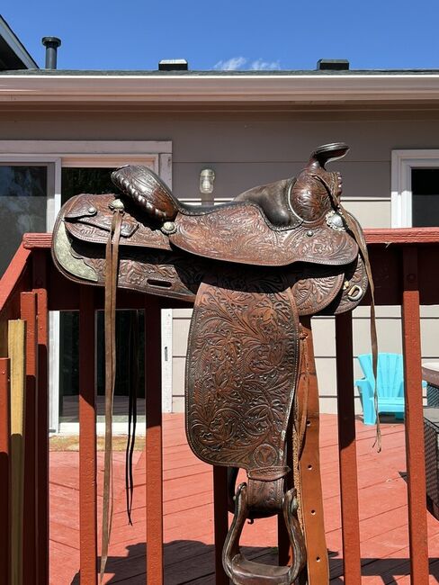 15" Circle Y Western Saddle on auction sale, Circle Y, Chris McCall, Western Saddle, Chris McCall, Image 2