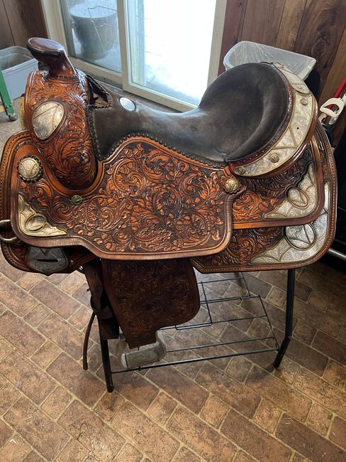 15” Double J western saddle, Double J, Tara Lively, Siodło westernowe , Onaway