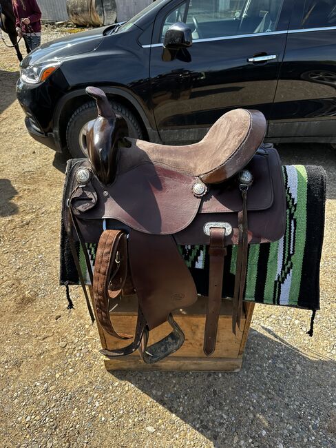 15” king series saddle, King Series, Danielle Hall, Western Saddle, Coolville 