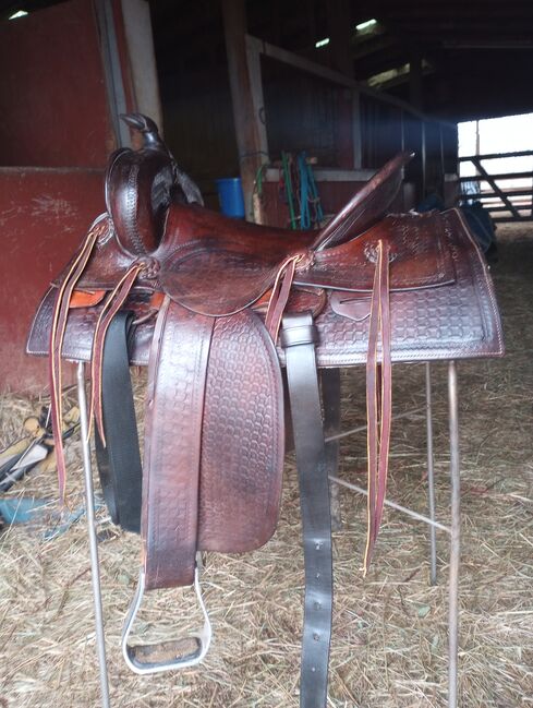 15" old timers ranch saddle, Unknown, Casidie Rose, Siodło westernowe , Nebo, Image 8