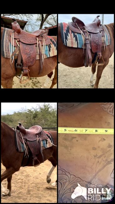 15’ Pleasure Saddle, Andrea Herrera, Western Saddle, San Antonio , Image 8