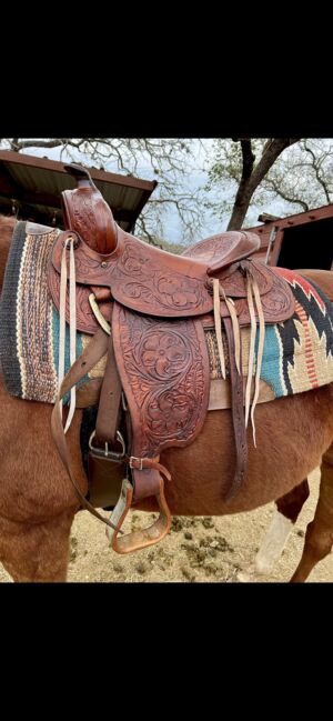 15’ Pleasure Saddle, Andrea Herrera, Western Saddle, San Antonio 