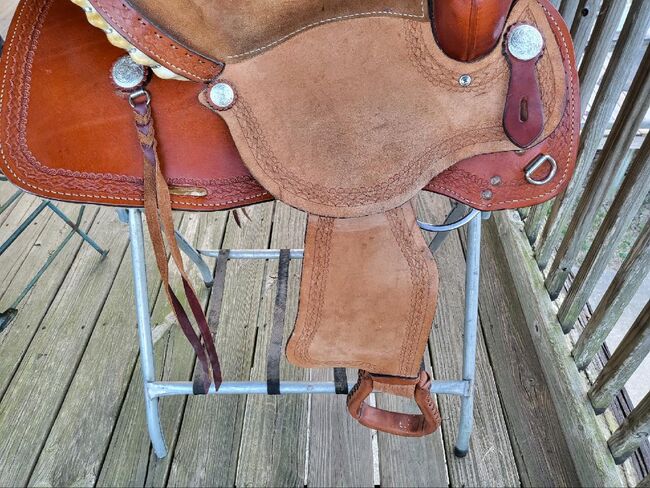 15" Wide Tree 7" Gullet Trail Saddle, Ran Ten, Caren L Arch, Western Saddle, Defuniak Springs, Image 13