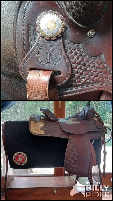 15in Limited edition Show Saddle, Circle Y Limited Edition , Marykate , Western Saddle, Long Pond PA 18334, Image 3