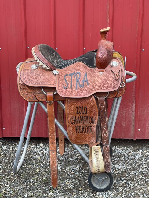 15in Ranch Saddle, Cowboy Classic Saddlery, Beth, Western Saddle, Primm Springs, Image 2